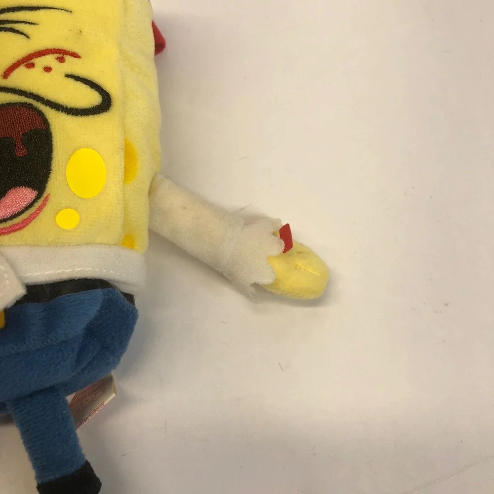 TY Captain SpongeBob Pirate‎ Plush 2008 Nickelodeon Stuffed Toy